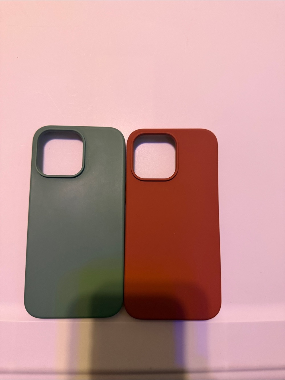 Silicone Phone Case for Cell Phones - Green and Red